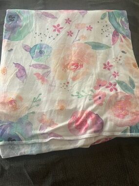 Floral Swaddle Blanket for Kids - Pink & Pastel